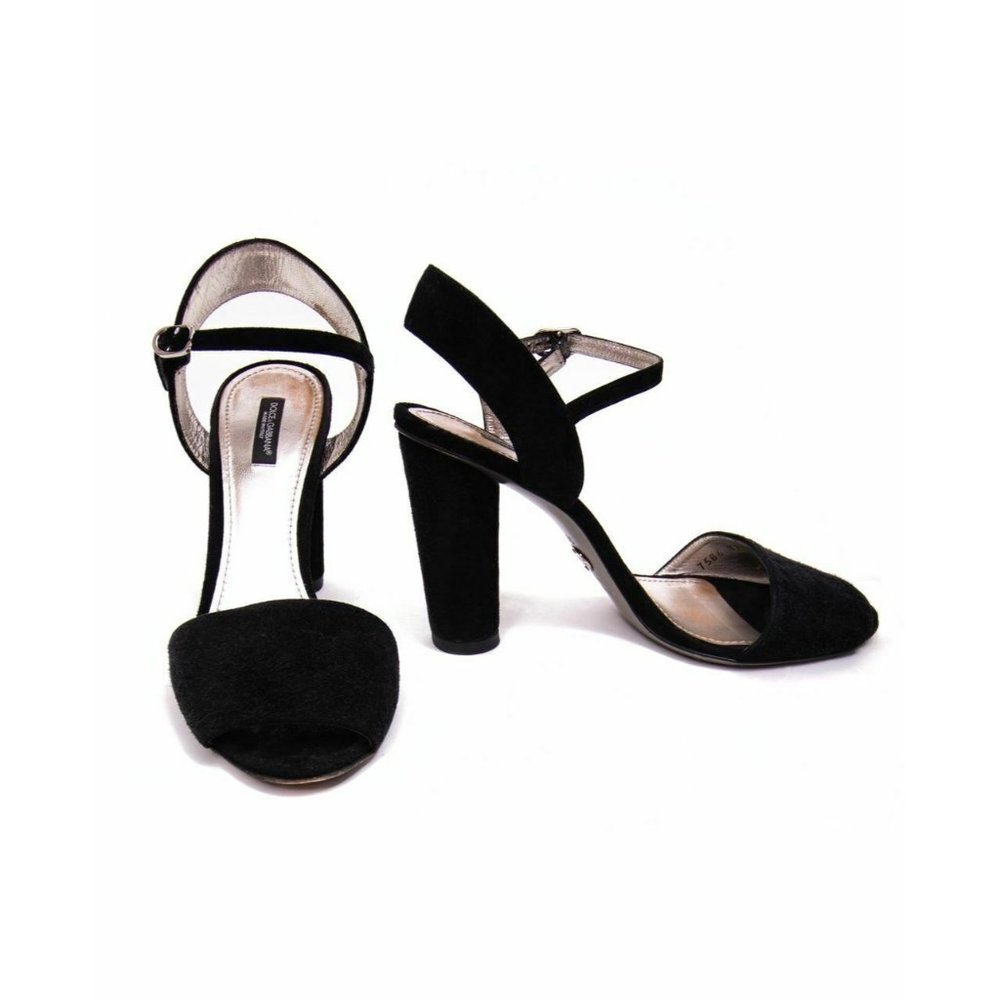 Dolce&Gabbana suede rounded heels